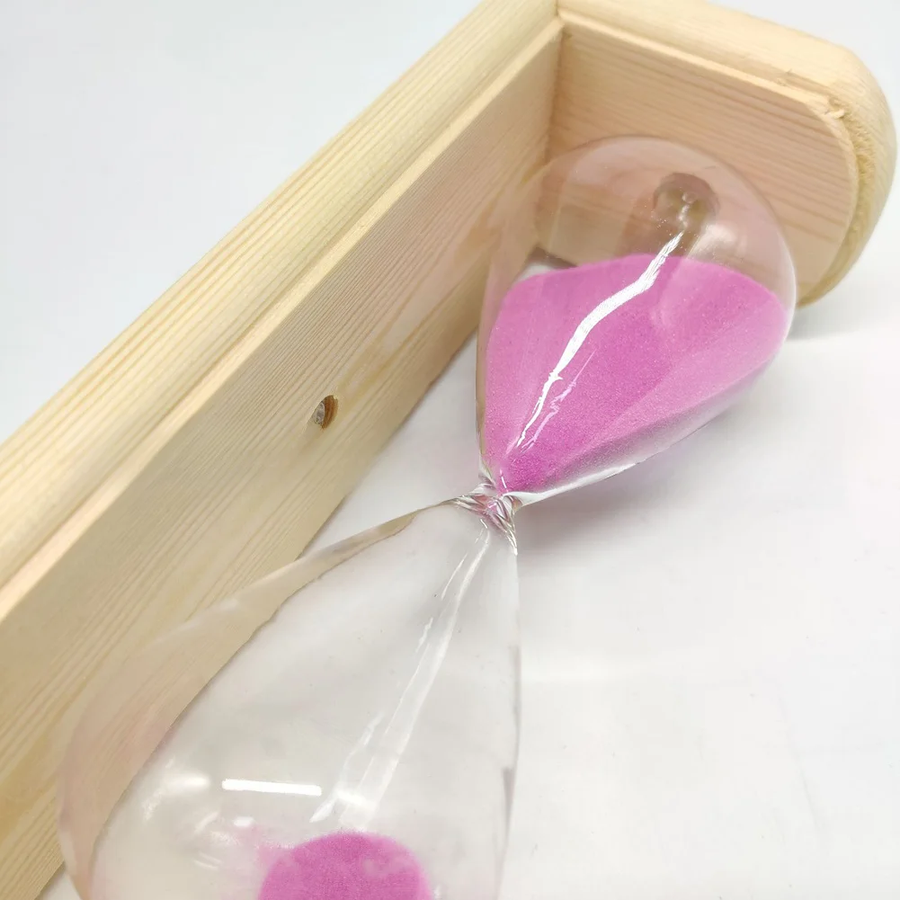 Wooden Sauna Timer 15-Minute Hourglass Sand Clock For Steam Room Relaxation Bathroom Tools Sweating Room Timer Accessories