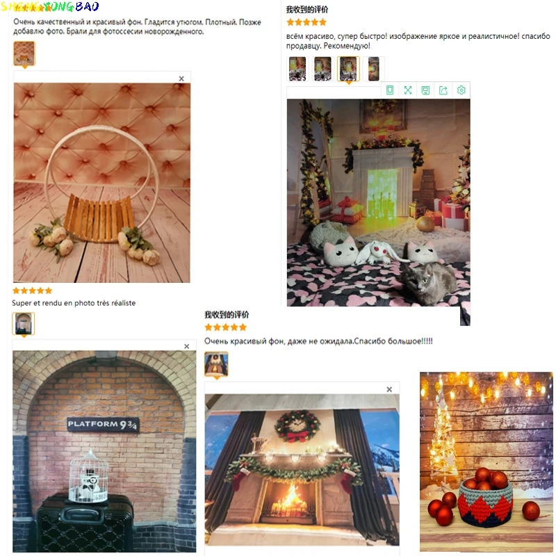 Children Birthday Cartoons Photography Backdrops Baby Newborn Portrait Photo Background Party Studio Props  TTH-11