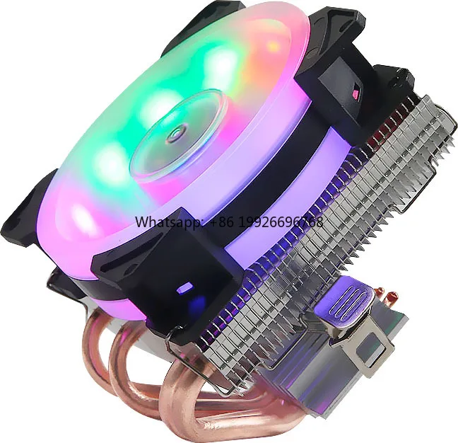 

Заводская поставка OEM/ODM 4-контактный RGB цветной вентилятор воздушного охлаждения процессора Компьютерный процессор 4, охлаждающий вентилятор радиатора процессора, коэффициент охлаждения
