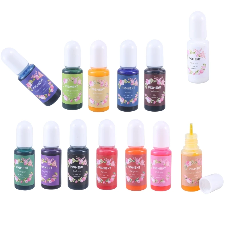 

Эпоксидная УФ-смола, красящая краситель, 13 цветов, высококонцентрированный пигмент смолы