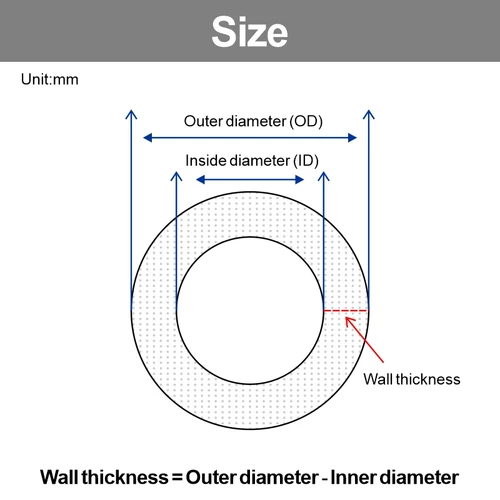 Imagen 2 del producto Manguera de goma de silicona transparente negra de calidad alimentaria de 2 metros ID1 2 3 4 5 6 7 8 9 10-25mm tubo de silicona Flexible no tóxico