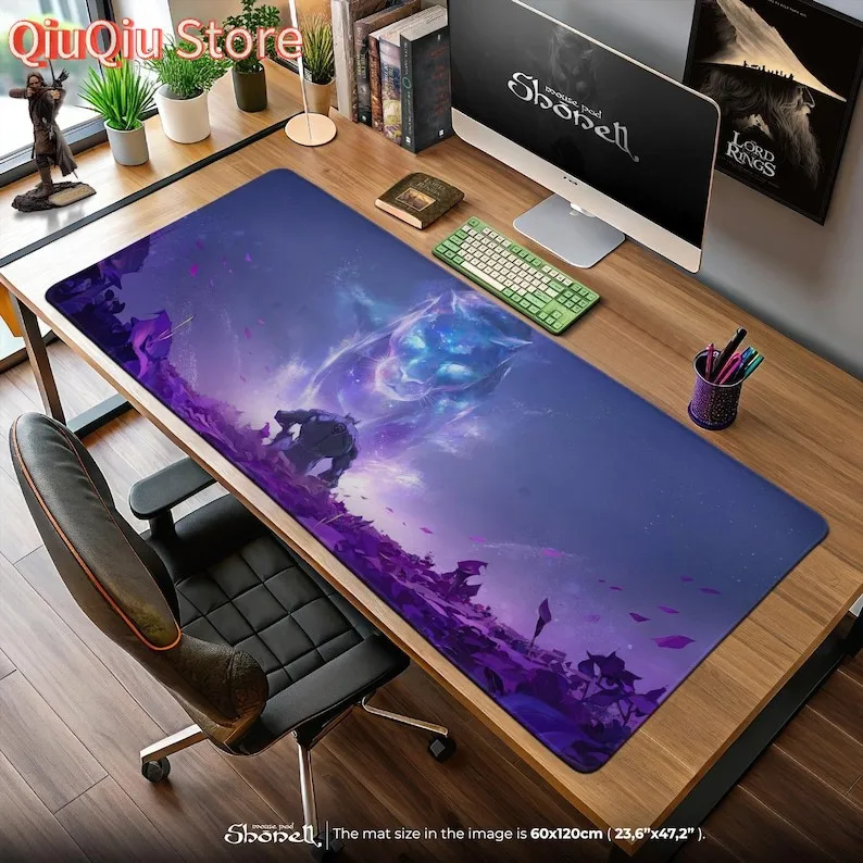 

Black Panther Mouse Pad – Spirit of Wakanda with Glowing Panther God, Marvel Gaming Desk Mat, Superhero Fan Gift Decor