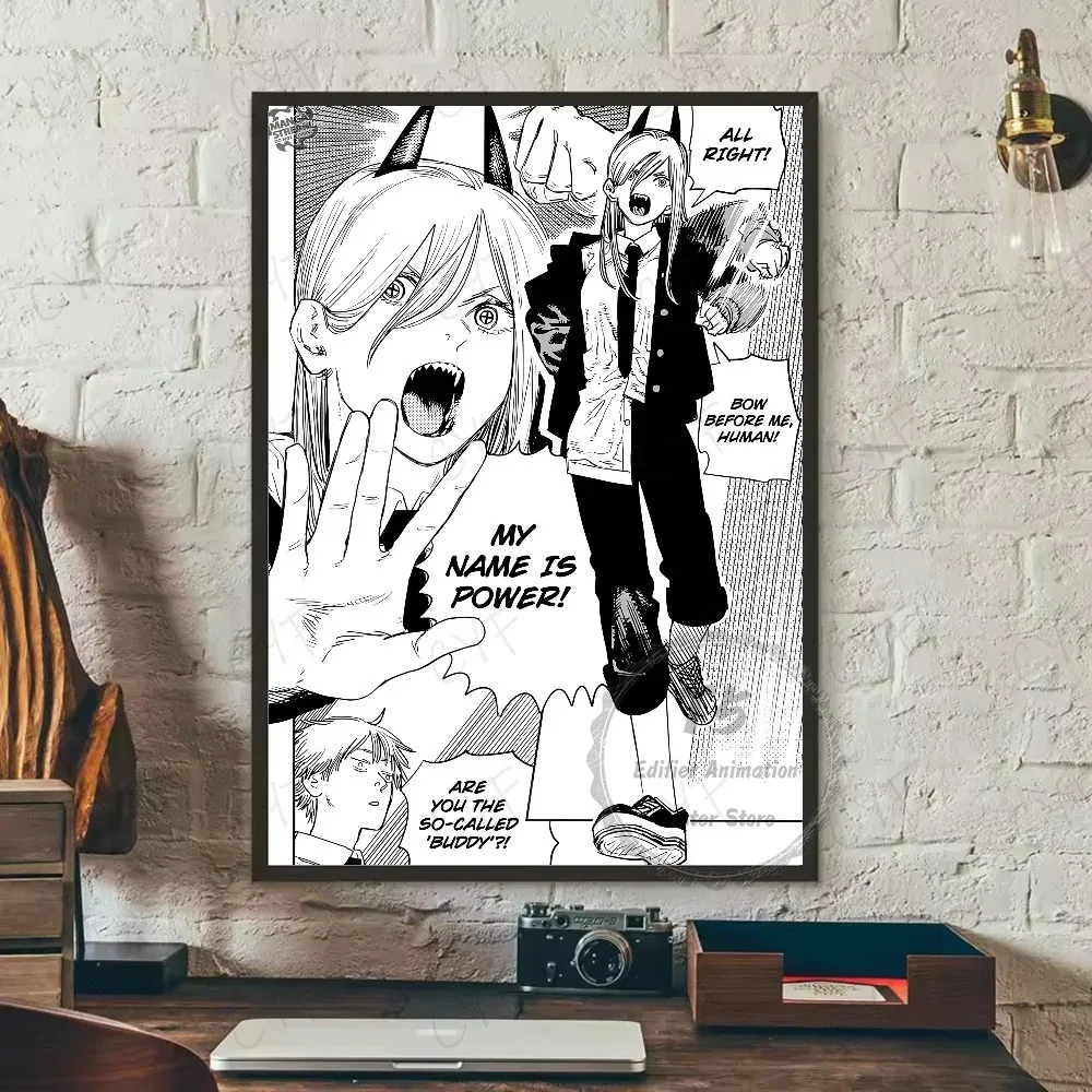Classic Anime C-Chainsaw M-Man Poster Sticker