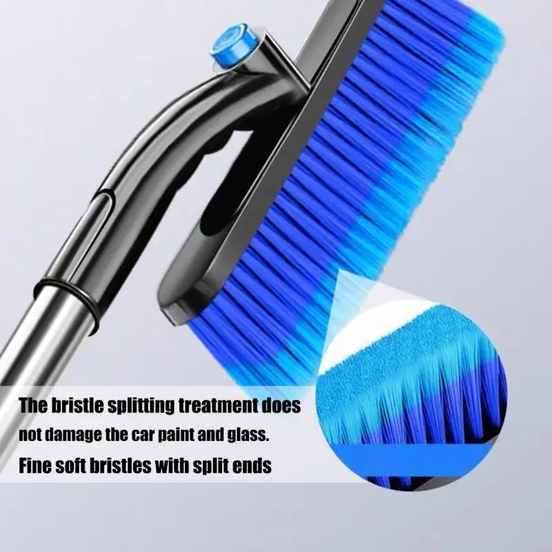 قابلة للتمديد سيارة الثلوج مكشطة إزالة 34 بوصة تصغير قضيب ثلاث وظائف الجليد المروحية مقاومة للخدش السيارات التبعي D7YA