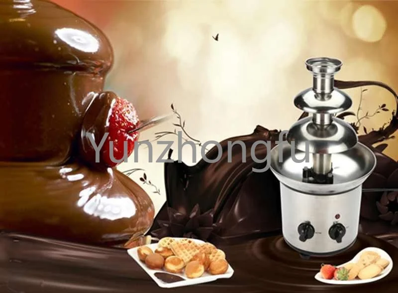 Chocolate Hot Pot Stove Buffet 3-Layer 4-Layer Chocolate Melting Fountain Driving Machine