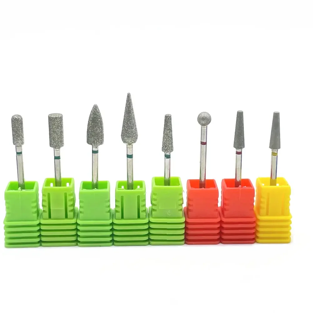 ดอกสว่านเจียรเล็บเพชร ขนาด 3/32 นิ้ว 1 ชิ้น สำหรับทำเล็บ ขัดหนังกำพร้า กำจัดหนังที่ไม่ต้องการ อุปกรณ์เสริมสำหรับทำเล็บ