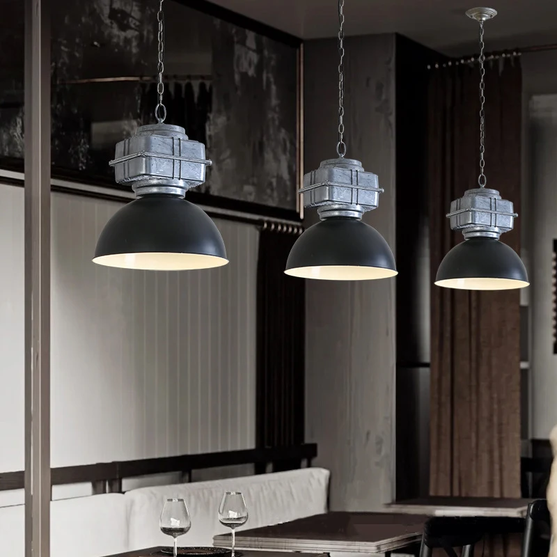 

Американский винтажный промышленный литой алюминий Chanderlier Light Ресторан Столовая Настольная лампа Клубный бар Паб Кухня подвесной светильник