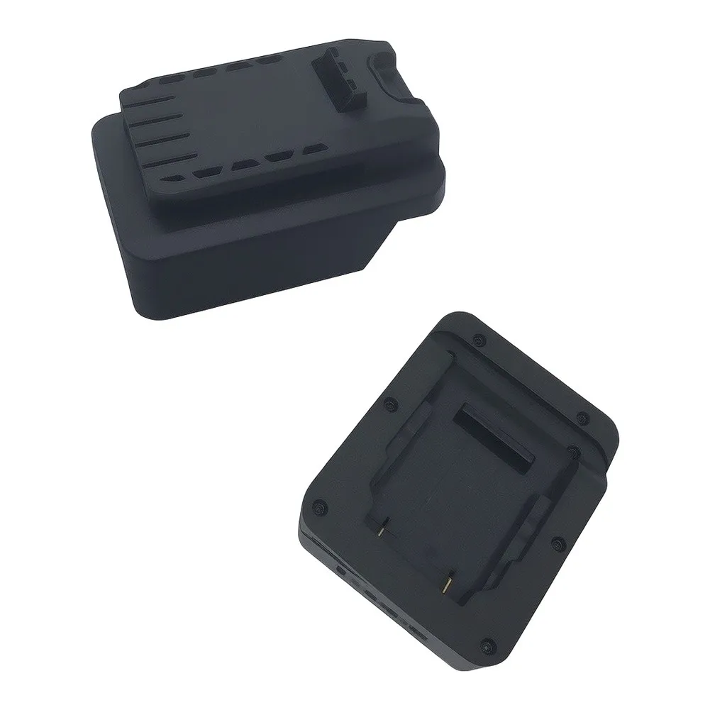 Black ABS For Battery Converter Adapter For DCB200 DCB203 To For Craftsman Power Tool Electric Drill Accessories 108x85x55mm 2