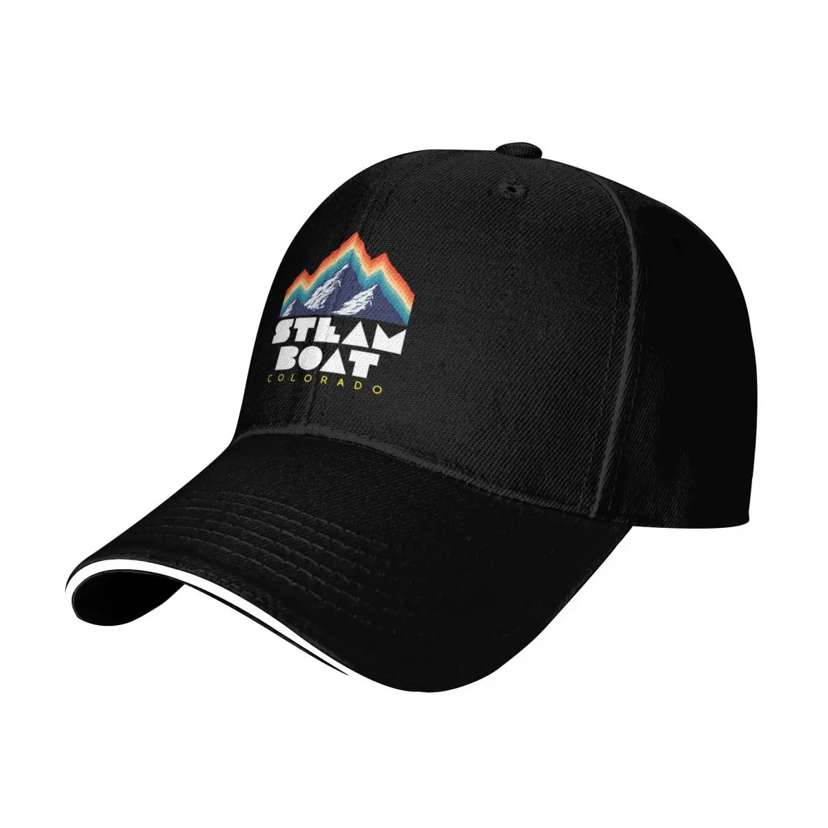 Steamboat, Coloradousa Ski Resort 1980S Retro Baseball Cap Sun Protection UPF 50+ Breathable Mesh Back Adjustable Buckle Closure
