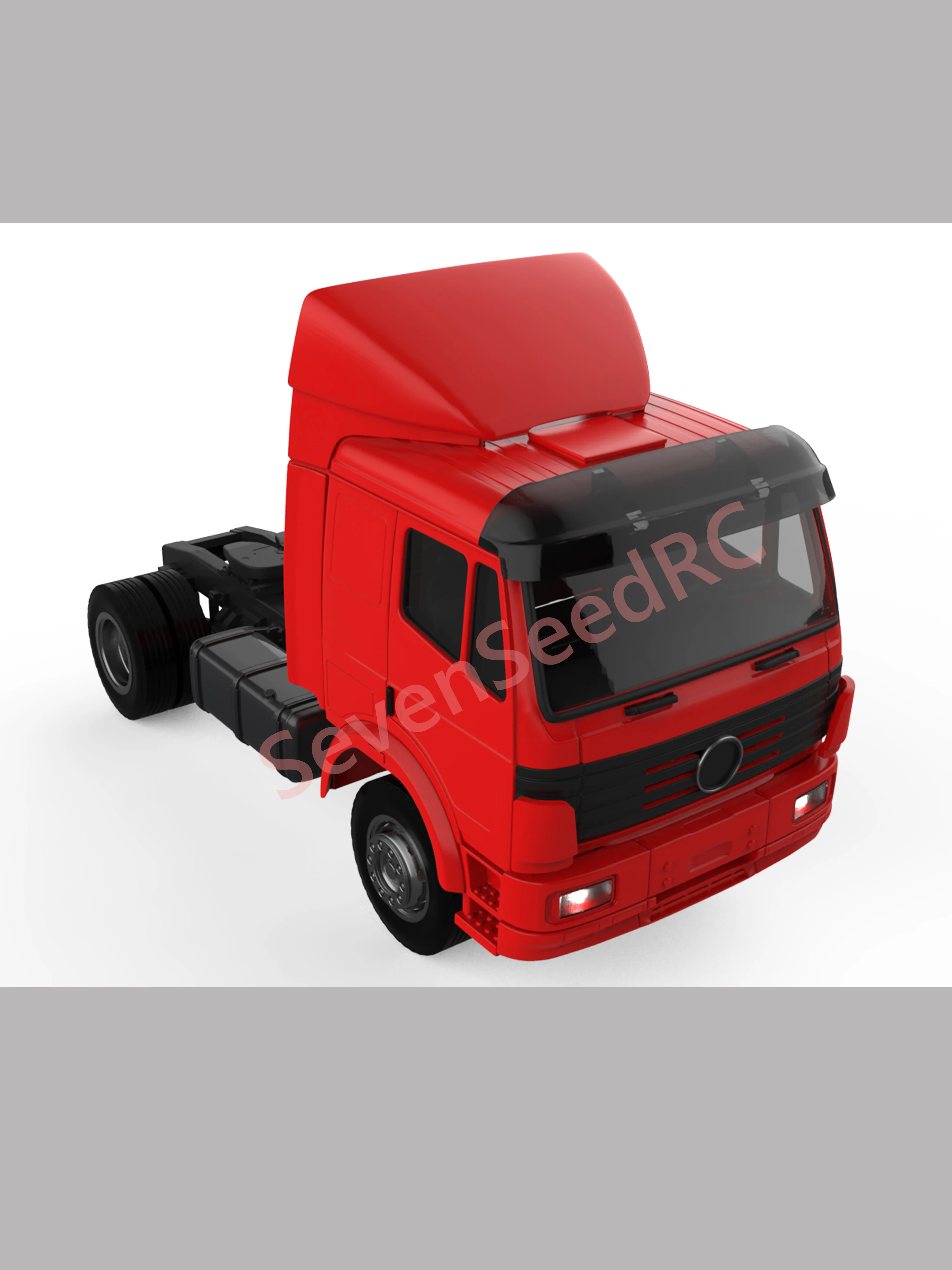

Грузовик с 3D-печатью на низком даху SK Series Mrcds Eurocab 1/14 Статическая точечная модель JDM Tamiya Lesu Lxy Scaleclub SCX10 Trx Crossrc