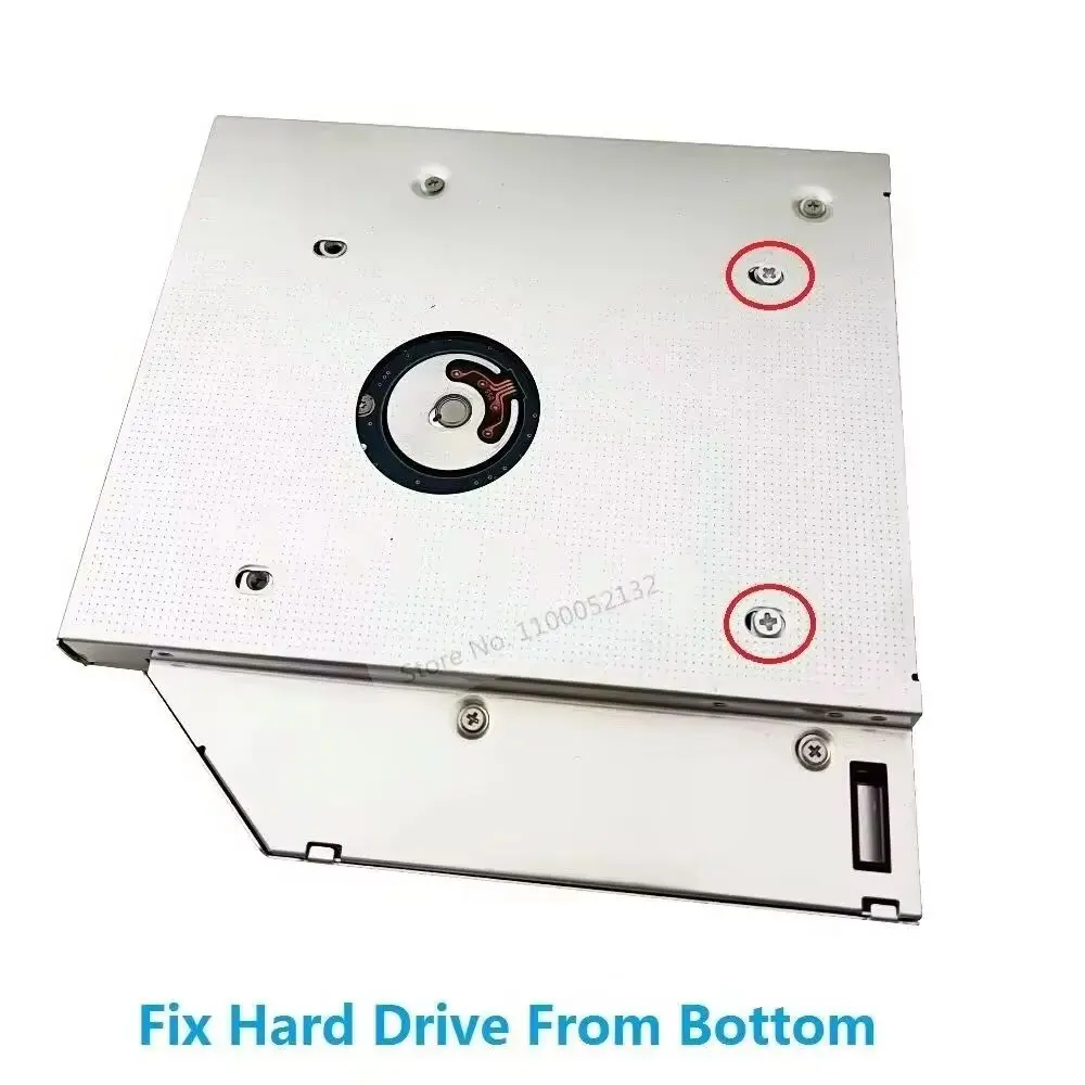 with Faceplate Bezel 2nd Secondary 2.5 SSD HD Hard Drive Optical Bay Caddy Frame Bracket for Asus X550 A550 K550 F550 W50 Series