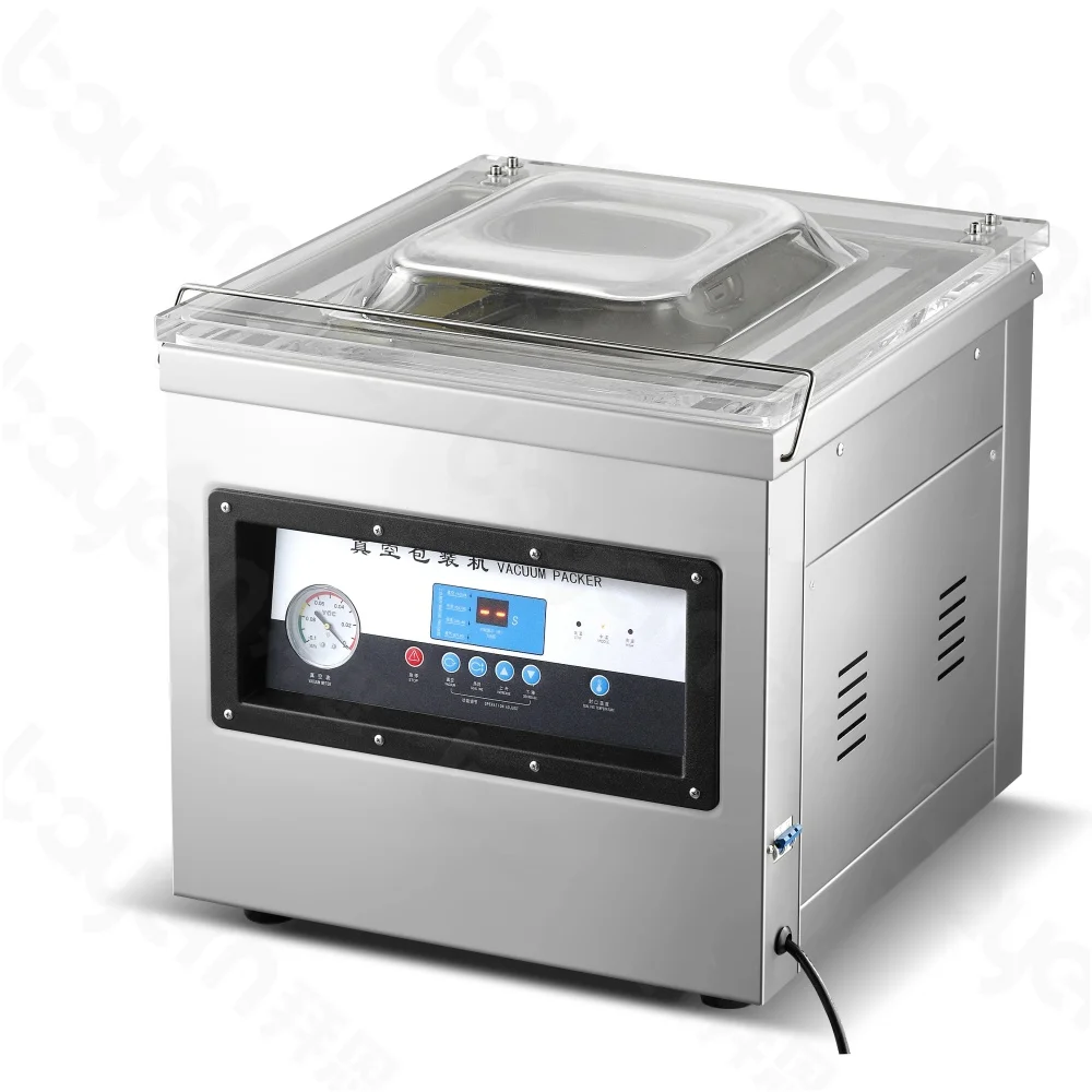 Small Size Table-top Chamber Vacuum Sealing Packing Machine Food Nuts Seafood Packer Sealer High Quality Compact Operate