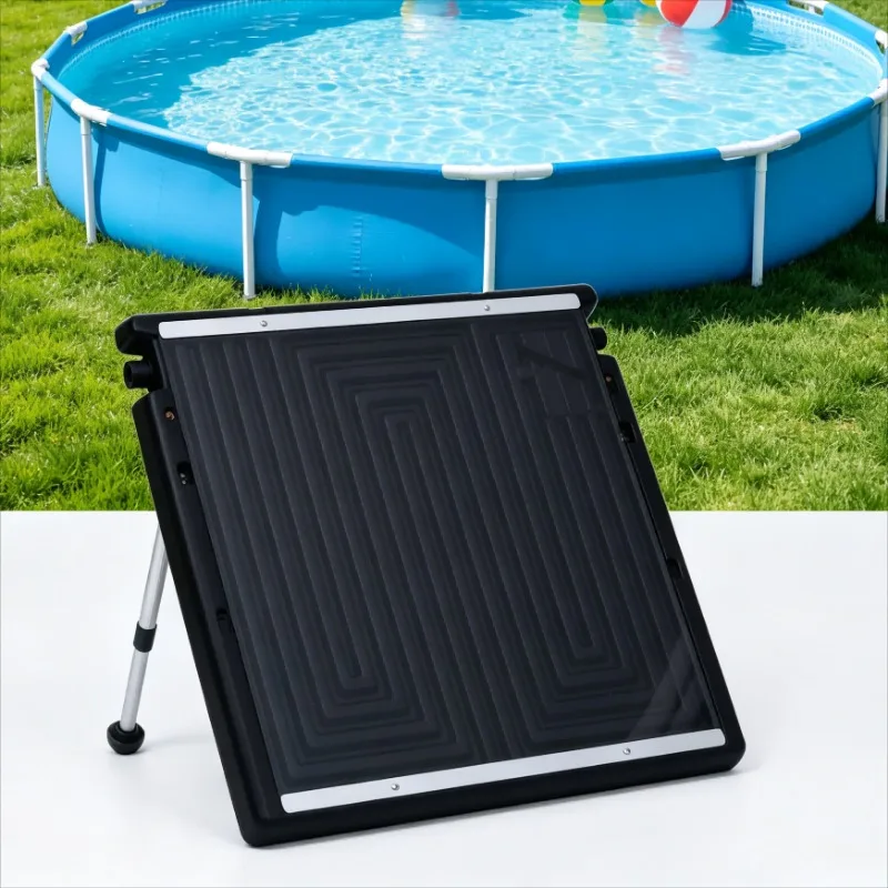 Solar-Heizpaneel für Pools, Solar-Kollektor, 75x75 cm, effiziente Erwärmung, robust, langlebig, für Aufstellpools, Garten, Terrasse, Außenbereich, platzsparend