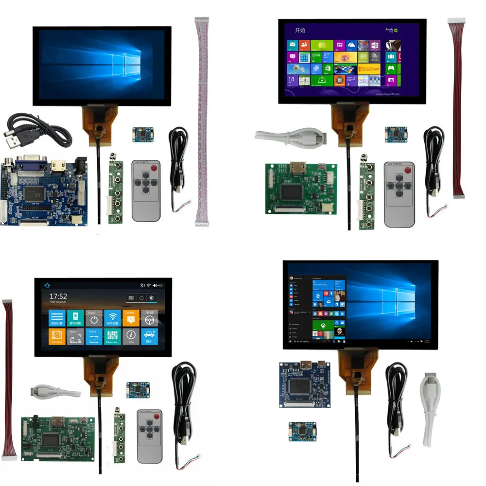 

6.5 Inch LCD Screen Display 800x480 HDMI Monitor Driver Board Capacitive Touch Screen for Raspberry Pi 4 3B+ Banana Pi PC laptop