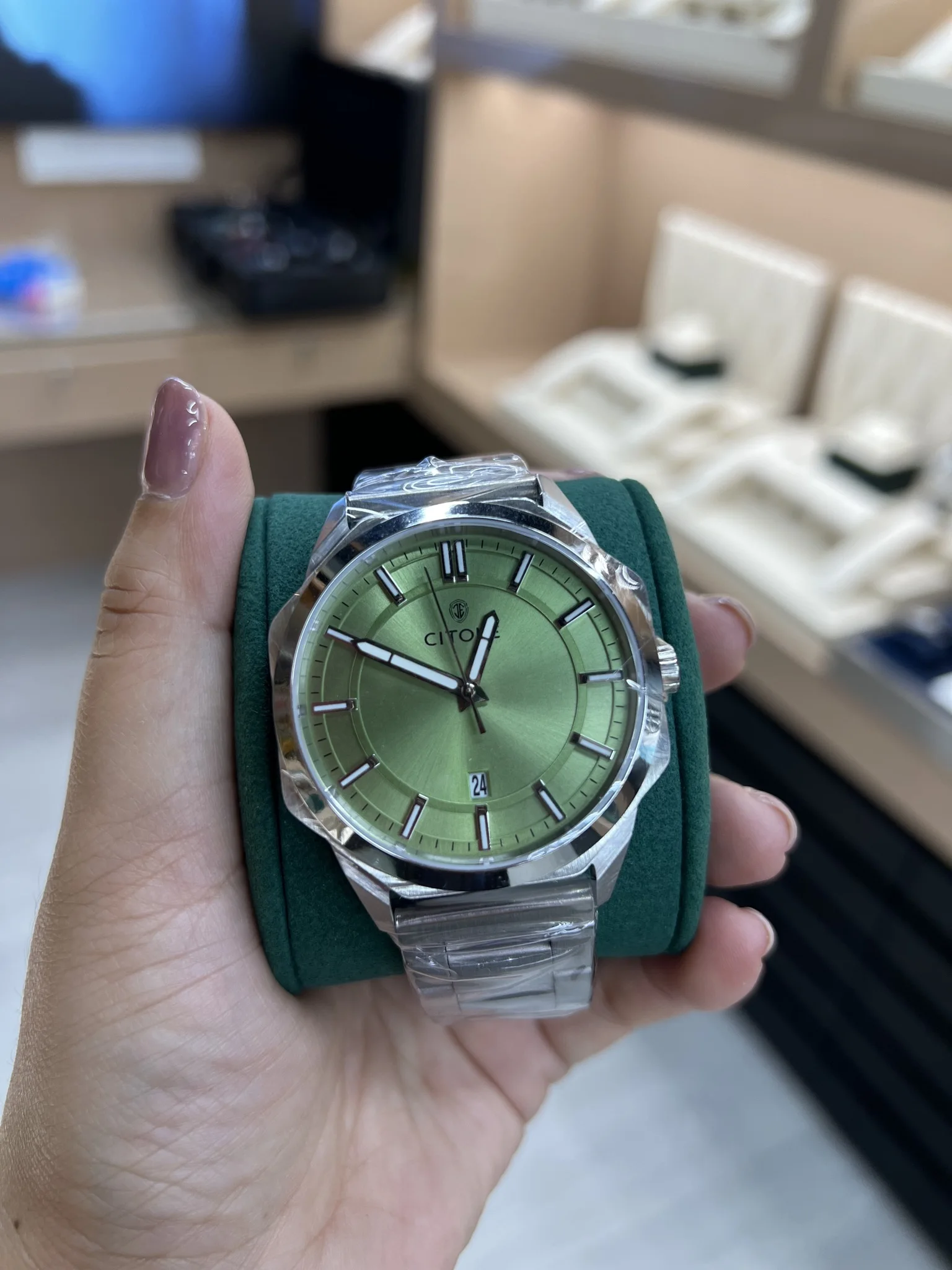 mens watches luxury Unconventionally shaped case men's quartz watch CITOLE logo low quantity waterproof watch