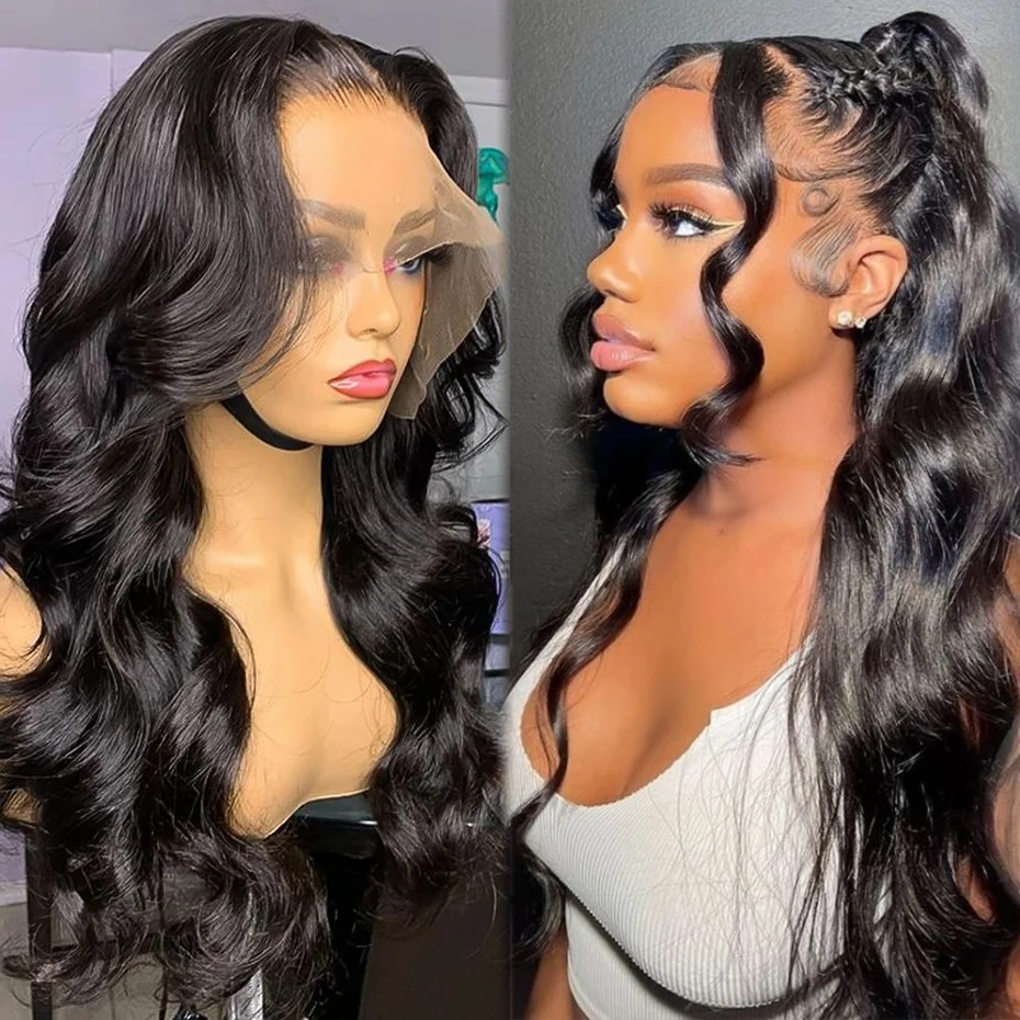 30inch Body Wave Lace Front Human Hair Wig 13x4 13x6 Transparent Lace Frontal Wigs Full Lace Wig Brazilian Remy Hair Jarin