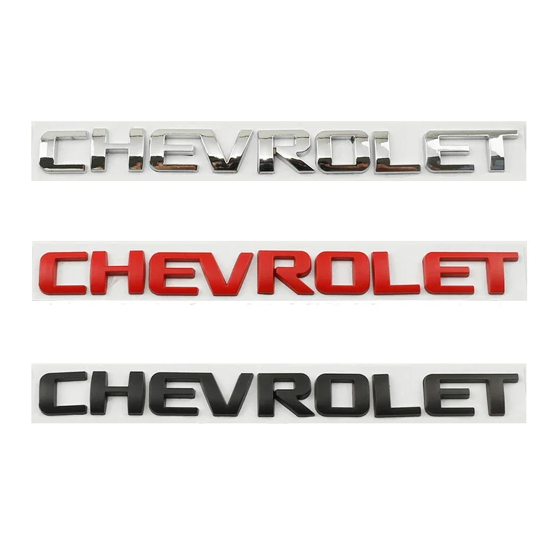 

3D Metal Car Sticker Rear Trunk Emblem Decals for Chevrolet Lacetti Aveo Cobalt Cruze Malibu Trax Camaro Sail Captiva Epica Lova
