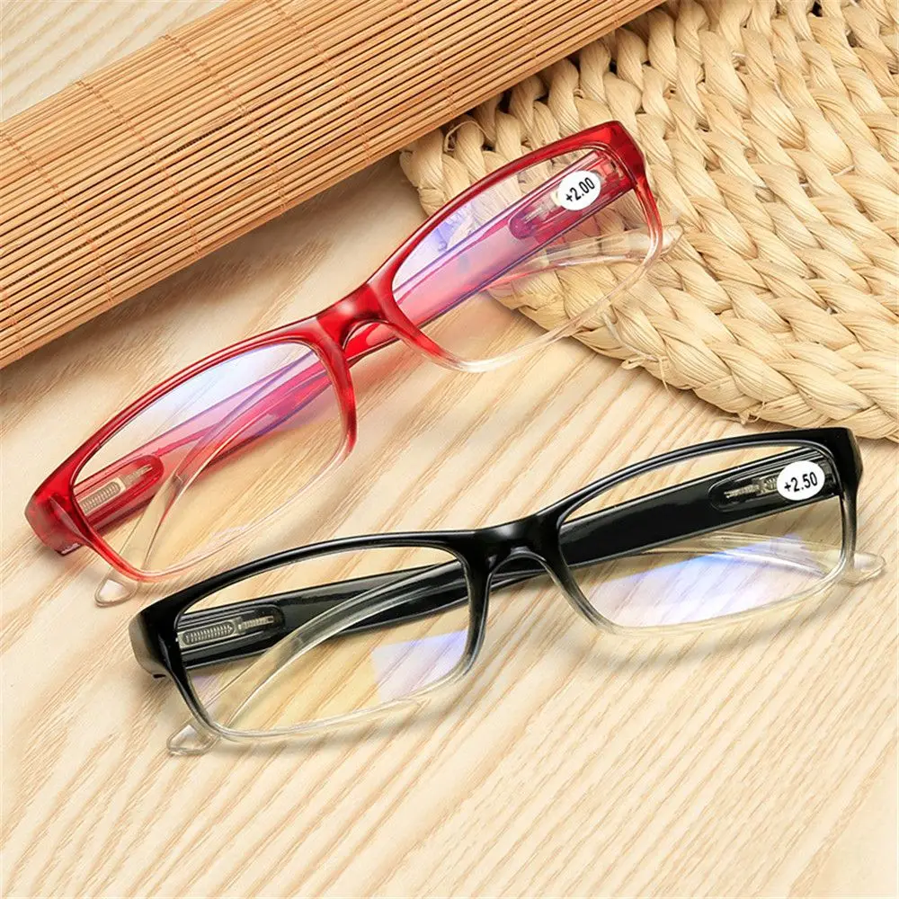 Men Women Elegant Portable Vintage Ultra Light Frame Anti-Blue Light Eyeglasses Reading Glasses