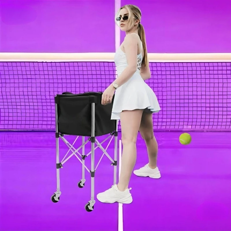 

Tennis cart ball pickup coach car ball pickup basket ball collector storage large capacity multi-cart