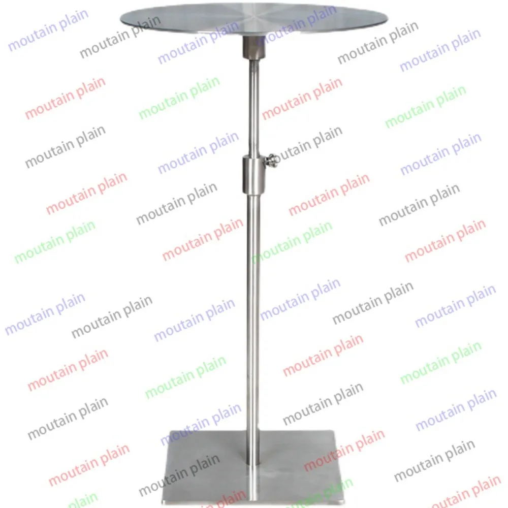 

Журнальный столик из нержавеющей стали с подъемным механизмом, низкий, круглый, современный дизайн