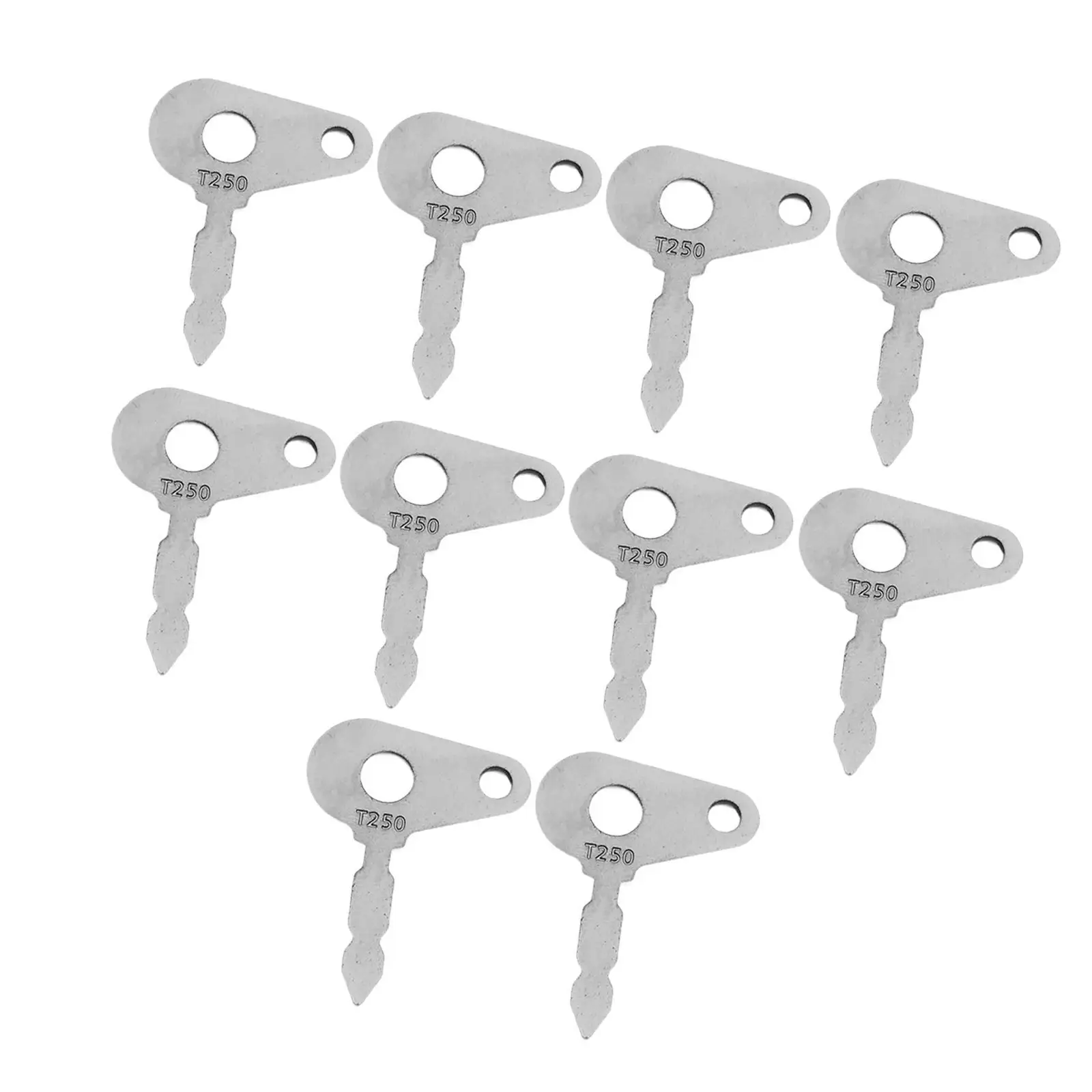 10x Excavator Key Universal Premium Multipurpose for Tractors Heavy Equipment