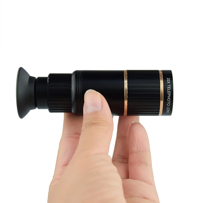 22x HD Monocular Telescope Metal Spotting Scope with Mobile Camera for Concerts And Sports Viewing Concert Shooting Artifact