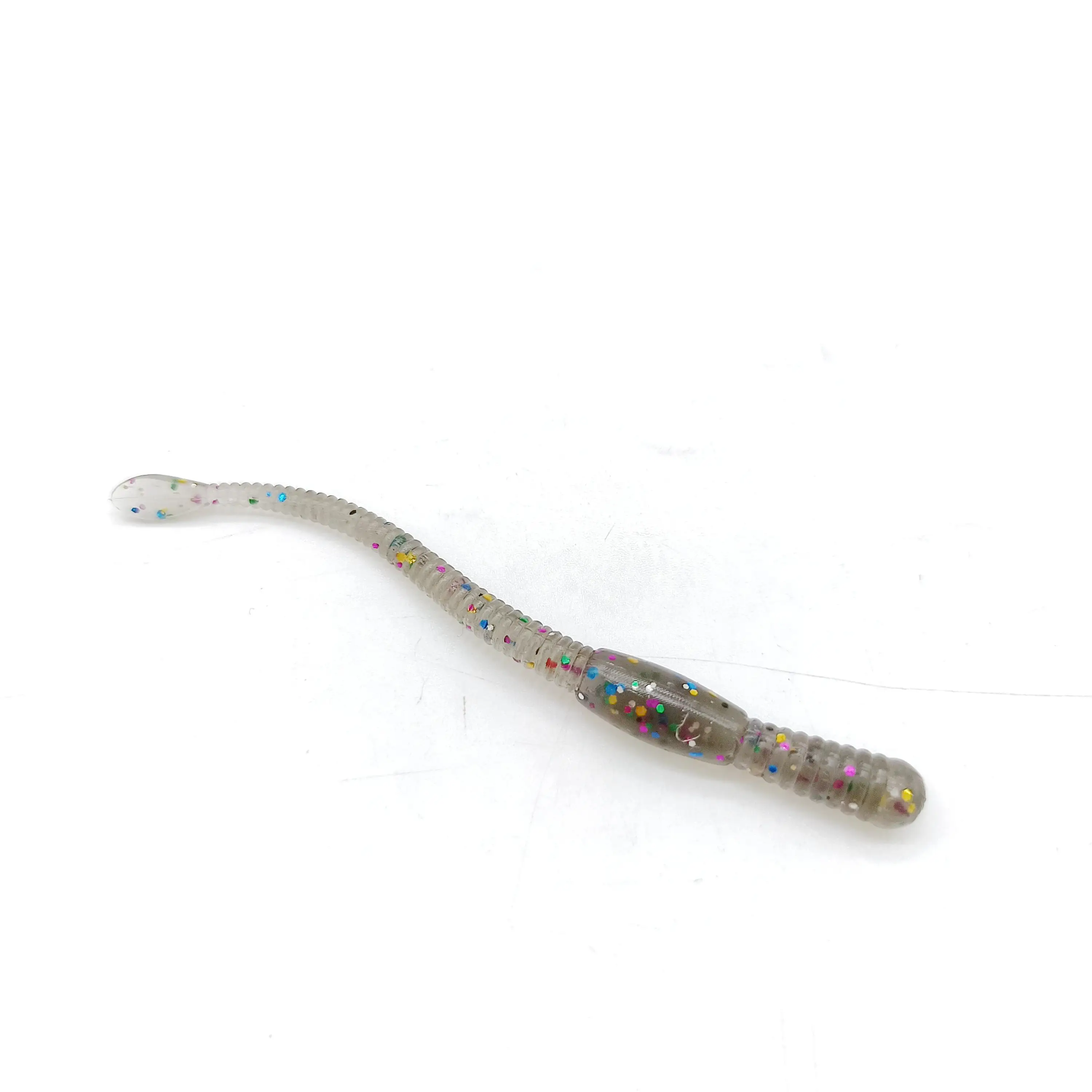DUODUOYU 8PCS Simulazione lombrico Fsihing Esche 1.1g/70mm Noodle Verme PVC Esche Artificiali Esca Morbida Diving Attrezzatura da pesca