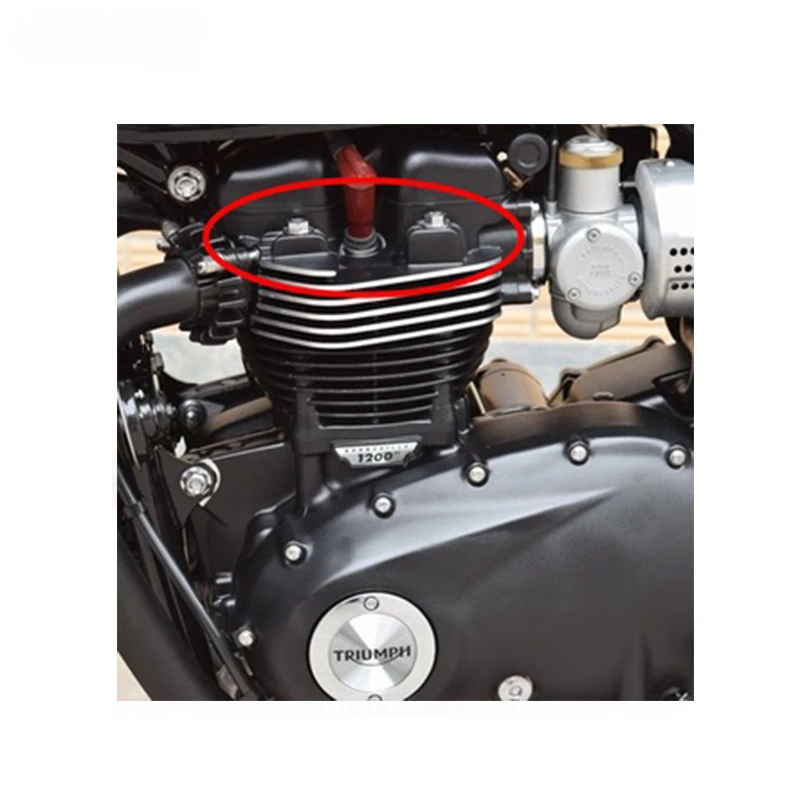 4Pcs For Triumph Thruxton 900 EFI Bonneville T120 T100 2017 2018 2019 Head bolts caps screw nut cover motorcycle accessories