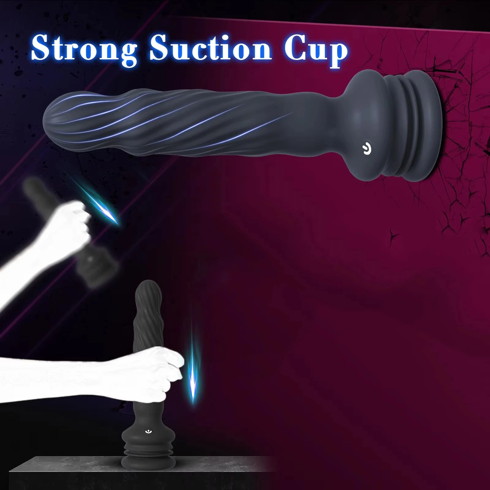 Remote Control Anal Vibrator Male Prostate Massager Wriggling Rotating Vibrating Anal Beads Adult Sex Toys with Suction Cup - Image 6