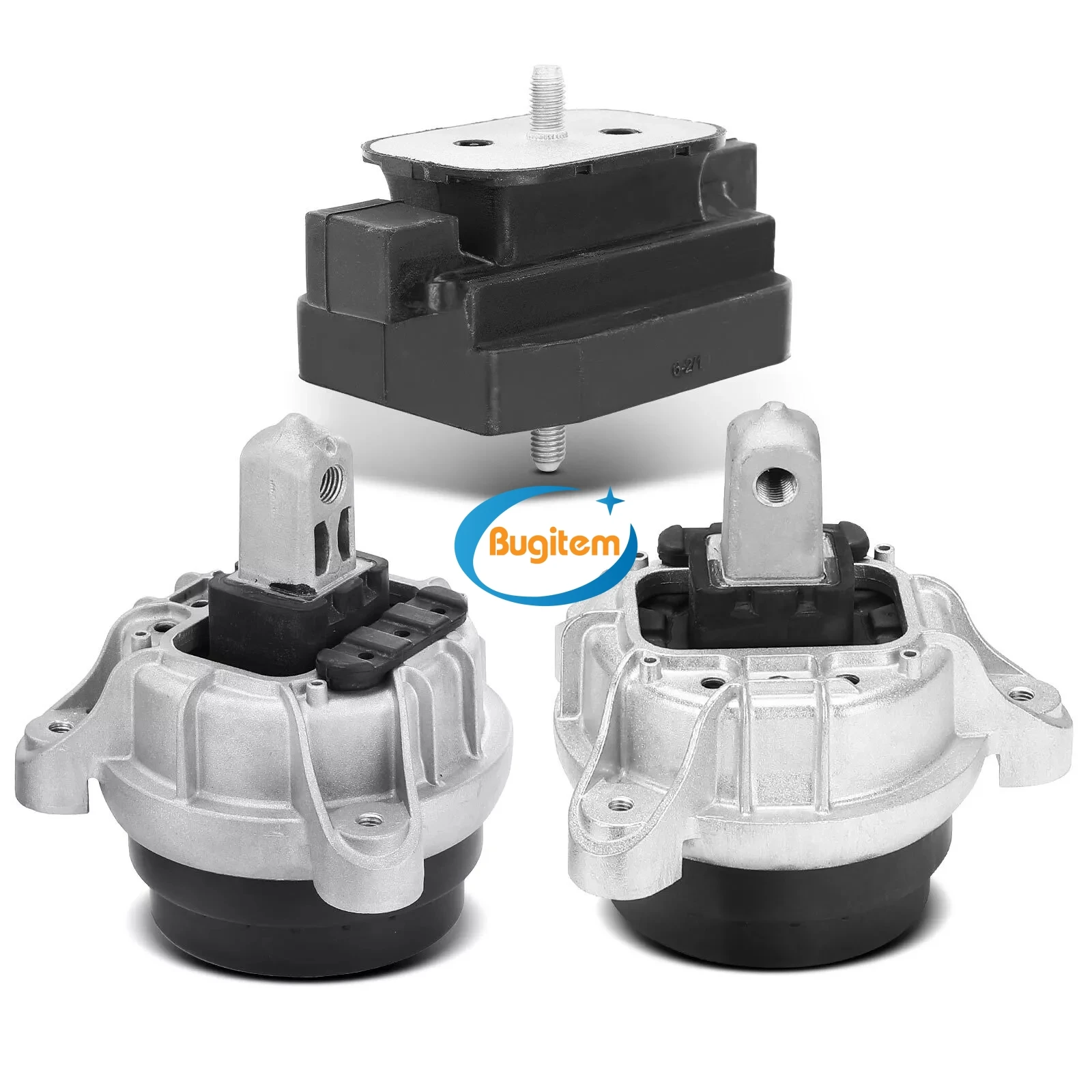 

3PCS Engine Motor Mount Transmission Mount Set 22116793679 22116793680 22316770289 Fits For BMW 535i 640i 740Li 2011-2016 3.0L