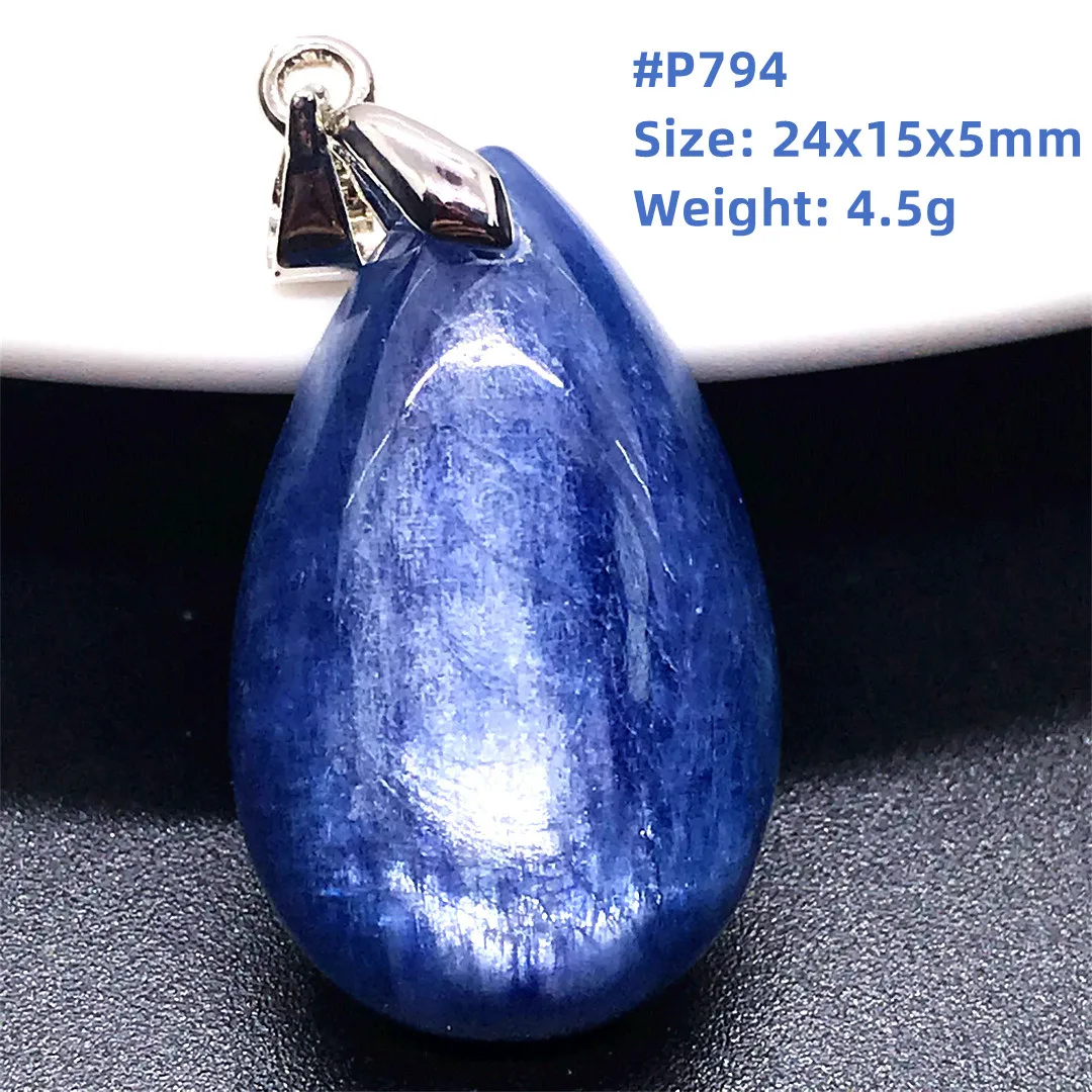 

Топ, ожерелье из натурального синего кианита, подвеска, ювелирные изделия для женщин и мужчин, подарок на день любви рейки, кристалл, редкие бусины, благородный драгоценный камень AAAAA