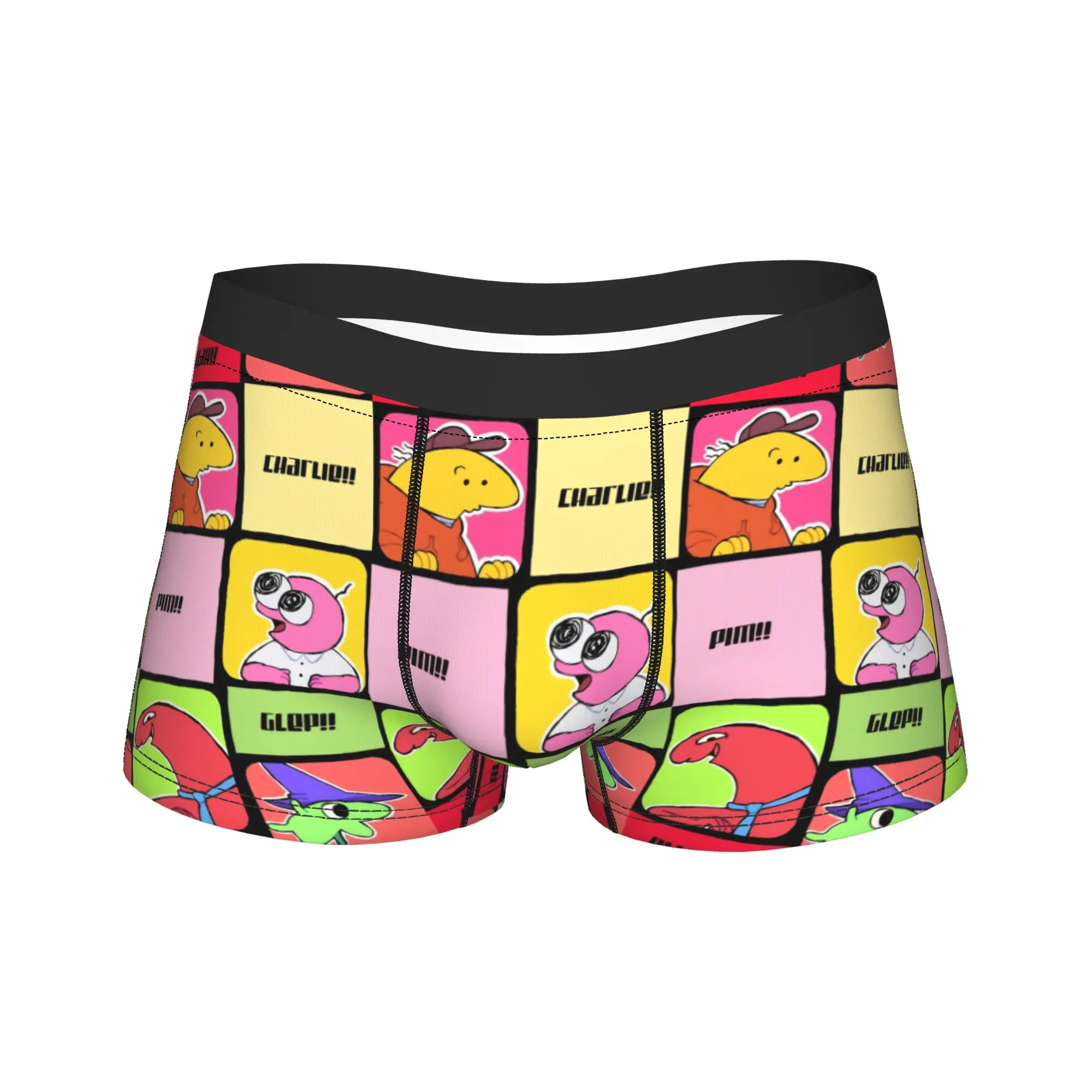

Man Smiling Friends Charlie Pim Glep Allan Boxer Briefs Shorts Panties Breathable Underwear Male Printed Plus Size Underpants