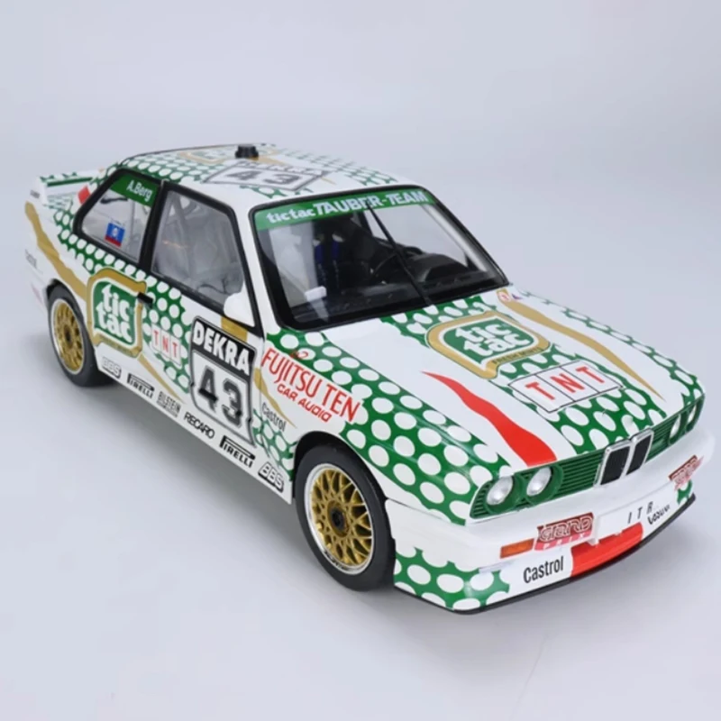 

Diecast 1:18 Scale E30 M3 Racing Car DTM-1991 Simulation Alloy Car Model Static Display Collectible Gift Toy Souvenir Decoration