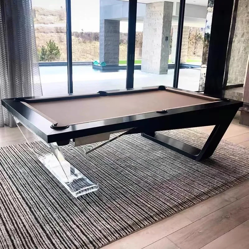 British Standard 9-Ball Pool Table, Solid Wood, High-End American Style, Designer Home Billiard Table, Premium Quality