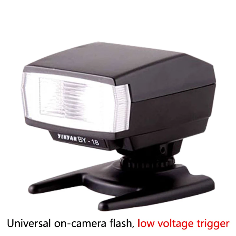 YINYAN BY-18 classic low-voltage trigger on-camera flash compatible with digital SLR micro-single film camera