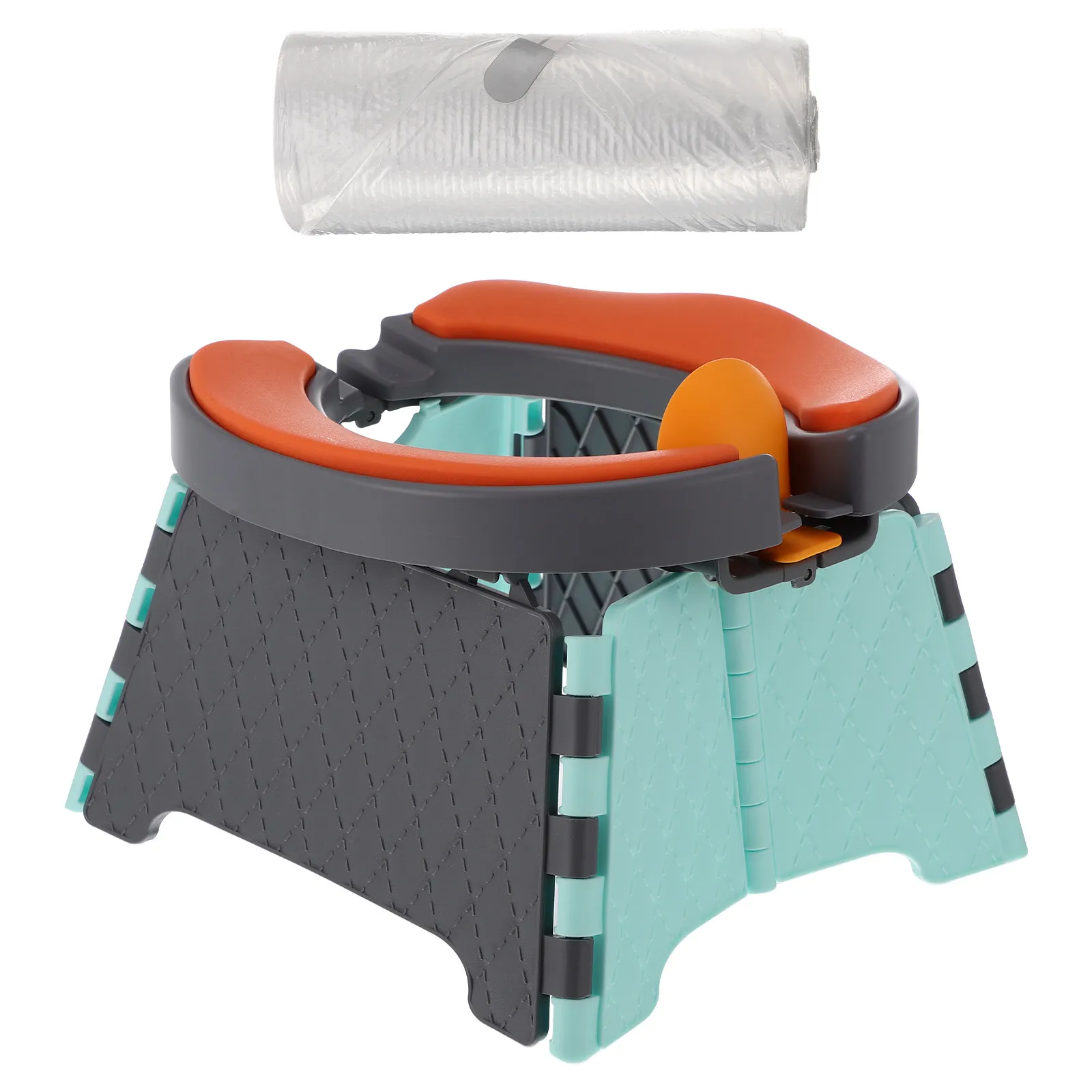 

Набор из 1 складного детского туалетного стульчика: портативный дорожный горшок для малышей, экологичный, из силикона и пластика, для дома, автомобиля, улицы, для приучения к туалету