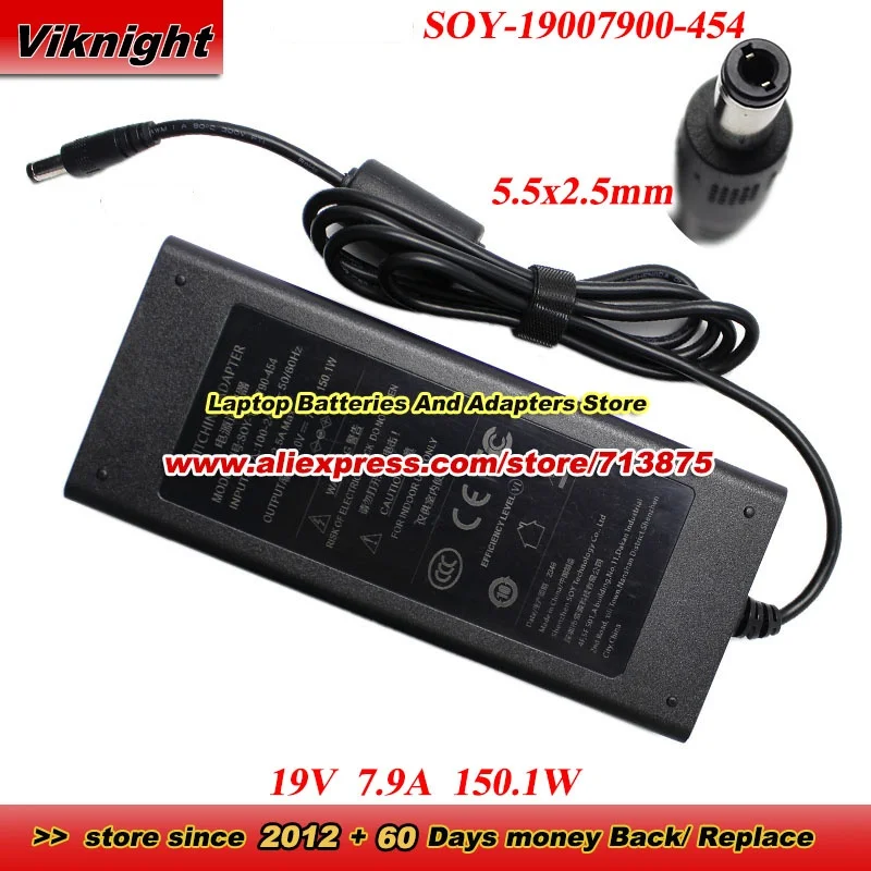 SOY-19007900-454 19V 7.9A 150.1W AC Adapter for JMGO X3 J7 V9  J71-5L0 D1 PROJECTOR with 5.5x2.5mm Power Supply