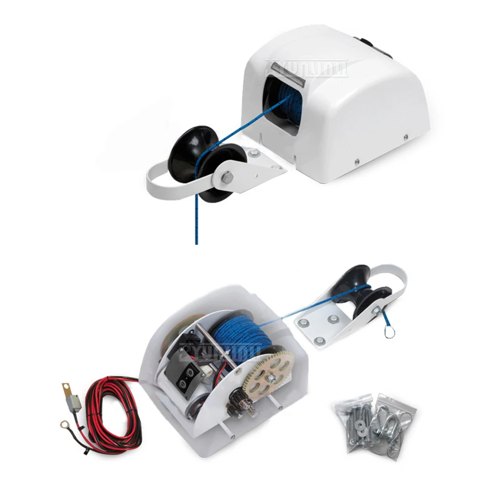 Yacht AC45 verricello elettrico nave verricello orizzontale automatico Max Anchor peso 13.4KG