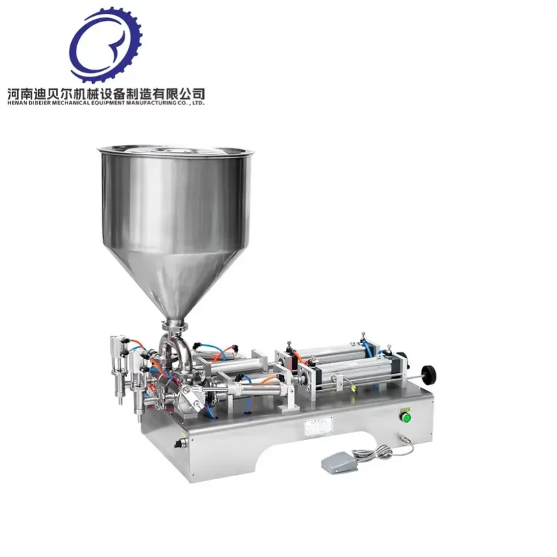 2026 The Semi-automatic Filling Machine Is to Fill Liquid Paste for Small Business Machines