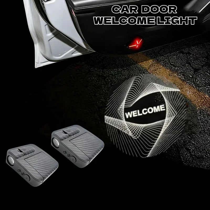 For Changan BYD MG GMC CS95 EADO XT DT RAETON Honor Benni Led Emblem Car Door Ghost Shadow Light Luces Projector Car Accessories