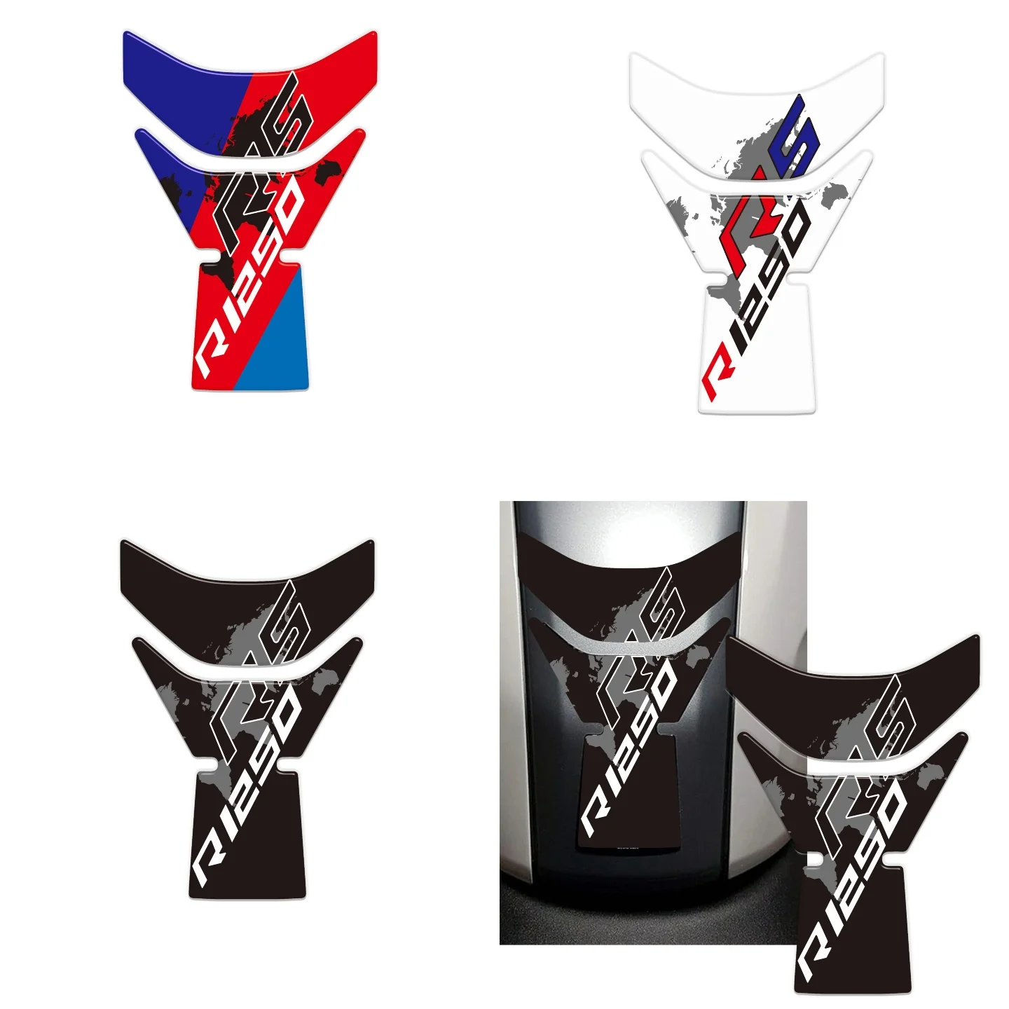 3D Gel Sticker for Motorcycle Tank Protection Compatible BMW R1250RS