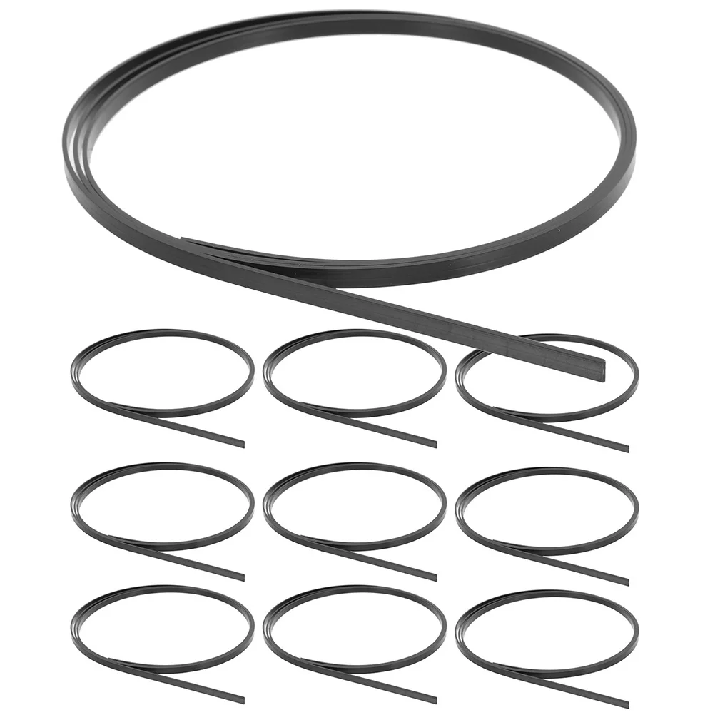 

20pcs Black 1650*6*1.5mm ABS Guitar Binding Purfling Strips Decorative Edge Inlay Trim for Acoustic Guitar Body Decor