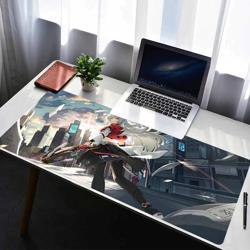 Mouse Pad HD Non Slip Rubber Mousepad Laptop H-honkai Impact 3 Gamer Cabinet Keyboard Pad Office Computer Gaming Desk Mouse Mat