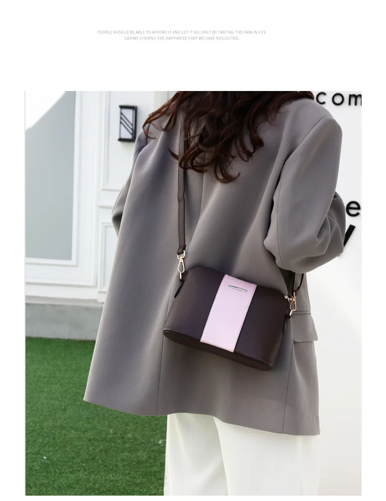 2025 nouveau sac à main multi-pièces pour femmes-sac fourre-tout/épaule/sac à bandoulière spacieux, pochette détachable, Design Patchwork tendance