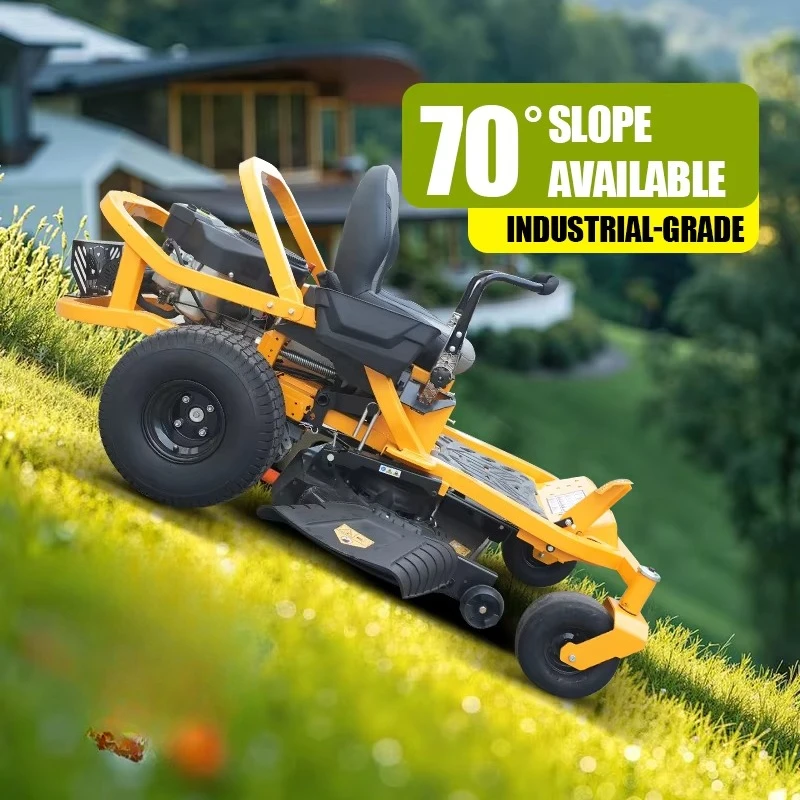 Zero Turn Ride On Lawn Mower Heavy Duty Riding Grass Cutting Machine for Garden Villa Park Grounds Care Projects