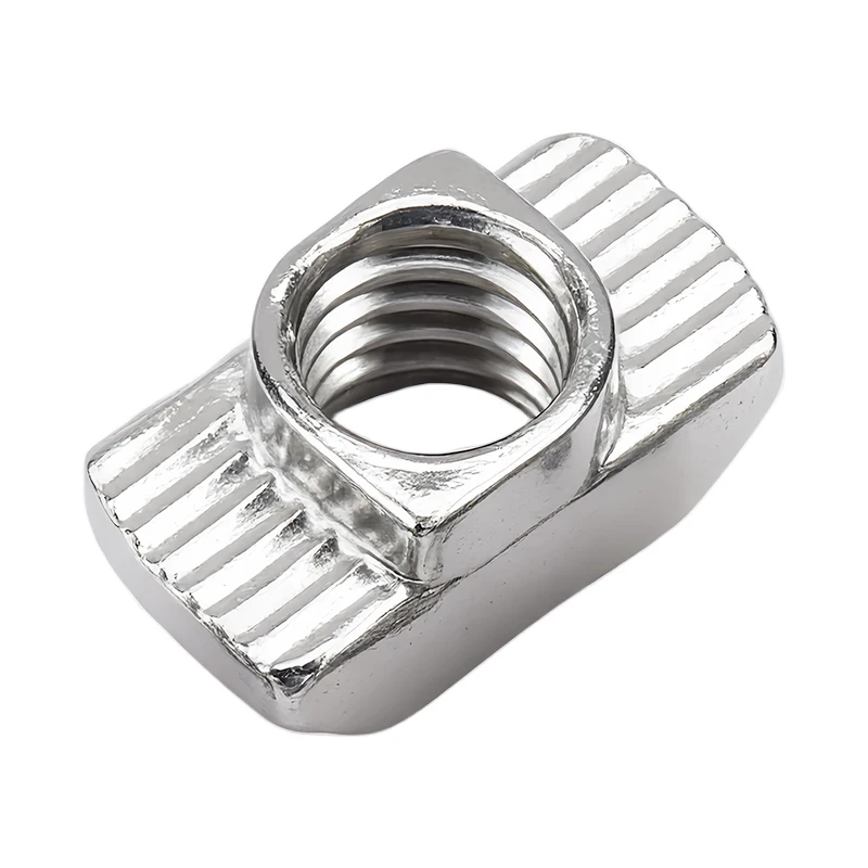 European Standard Aluminum Profile T Nut 20/30/40/45, Slide Spring Ball Nut, Boat Type Hammer Block, Titanium Steel Fastener