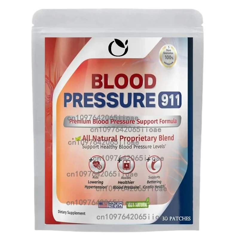 

30 пластырей Артериальное давление 911 Поддерживающие дополнительные пластыри – поддерживает здоровье обычного сердца