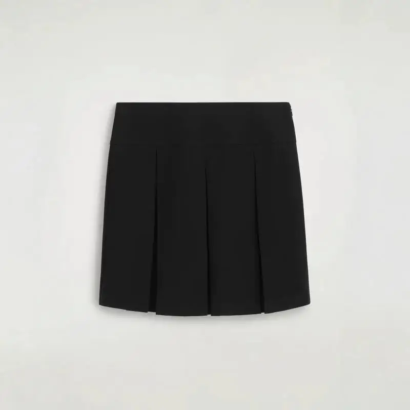Maxdutti Minimalist Fashion Elegant Women's Standard Version Pleated Mini Skirt Black Women's Skirt Woman Clothing Faldas Skirt