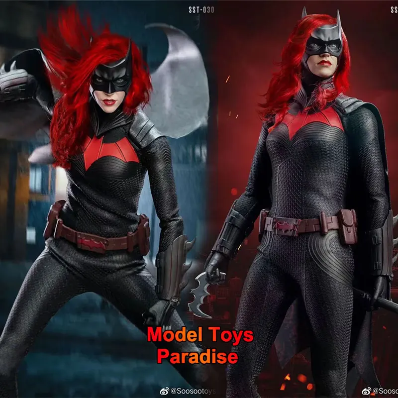 

Soosootoys SST-030 1/6 Women Soldier Batwoman Kate Kane City Super Hero Full Set 12inch Action Figure Collectible Toys Gifts