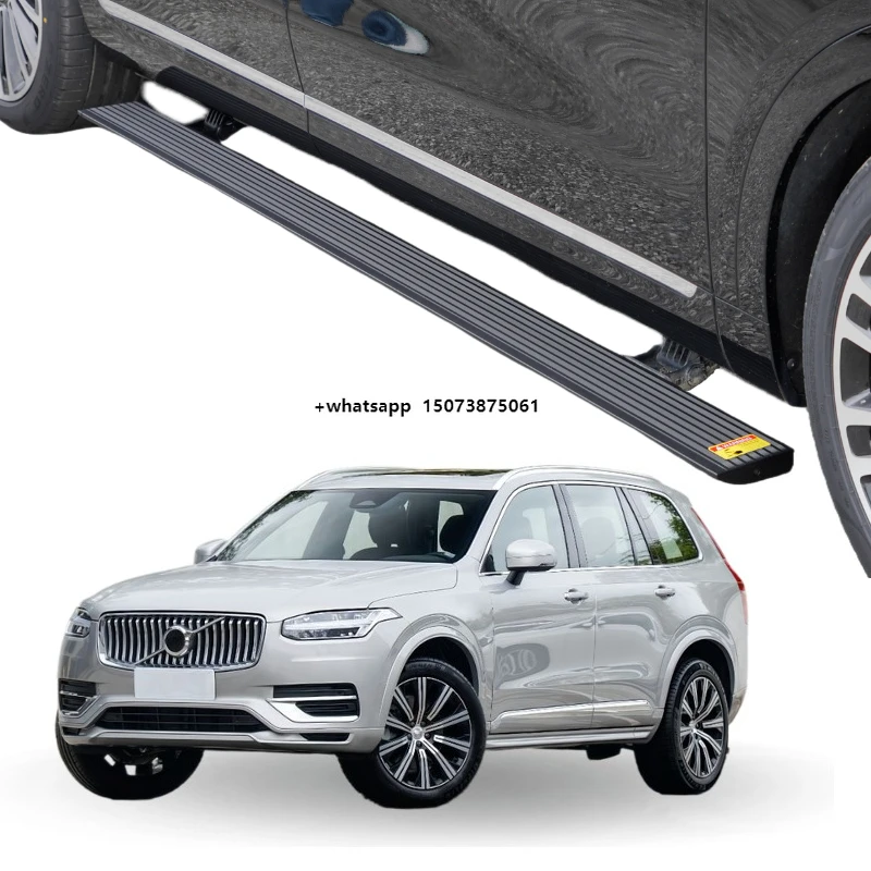 Aluminum Alloy Retractable Automatic Power Steps for  XC90 2023 Electric Running Board Side Steps